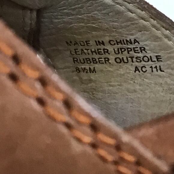 Michael Kors Keli Wedge Leather Espadrille Crossover Heel Sandal Brown Tan 8.5 - Picture 10 of 12